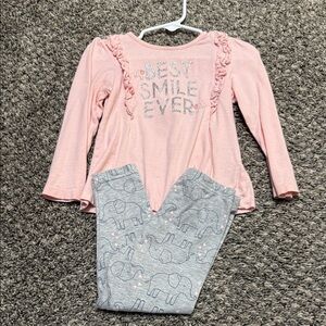 Pink and Gray Kids Set 24 month